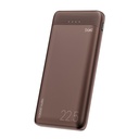 boAt EnergyShroom PB300 Neo 10000mAh Power Bank com carregamento rápido de 22,5W, porta de saída 3X, suporte Android, iPhone, tablets, Earbuds (Mocha Brown)