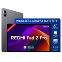 Redmi Pad 2 Pro, 12,1 polegadas (30,73 CM), Display LCD - 2,5K Sharp & Clear, 8GB RAM, 128GB ROM, Wi-Fi, alto-falantes Quad, Dolby Atmos, Grafite Grey, AI Activado