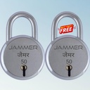 Jammer Round 50 Lock, 6 alavanca, tamanho pequeno, único bloqueio, corpo de ferro, bloqueio para casa com chave (Comprar 1 obter 1, 2)
