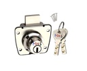 MHS Multipurpose Lock Gaveta Lock armário com 2 chaves de bronze de computador ultra reversível com parafusos para o Home Office Hotéis Lojas Hostel Etc (Pack of 1)