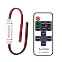 Mini RF LED Dimmer Wireless Remote Controller com fio para única cor Strip Light 5v 12v 24v DC 12A Brightness Control para 2835 3528 5050 LED Luzes