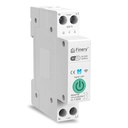 Finery 63A Smart Wi-Fi Comutador com sobre/Sob tensão Proteção de sobrecarga Limiar e alarme Adjutable para AC, Geyser, 1Hp Bomba de água (fase única), Sala Heater Heavy Duty Funciona com Alexa & GHome