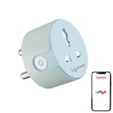 Lifelong Electronics 10A Wi-Fi Smart Power Plug for Home Automation com controle de aplicativo, temporizador, controle de voz, agendamento de plugues inteligentes Gadget