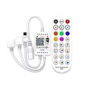 Global Tech WiFi Smart PC LED Strip Controller Compatível com Alexa e Casa (tamanho padrão, branco)