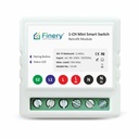 Finery 220 Volts (AC) Wifi 1 modo Smart Rocker Switch com monitoramento de energia Retrofit suporta botão manual compatível com Alexa & Home, Multicolor