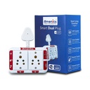 Plug Smart 6amp Dual Node - Até 500W por Plug, Compact & Hub-Free, App Controled, Compatível com Alexa & Home - Voz Activada Smart Home Socket (White)