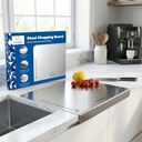 Página InicialWiz placa de corte de aço grande para cozinha - 100% placa de corte de aço inoxidável - Placa de corte de alta qualidade .