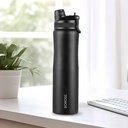 Borosil 800ml Duo Sport garrafa de água de aço inoxidável , ISI Certified Made in India