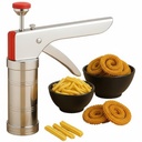 theaoo Stainless Steel Murukku Maker Machine Idiyappam Maker Chakli Maker Machine Steel Sev Maker Machine for Home Noodles Maker Namkeen Maker Machine Paper (Pack of 1)