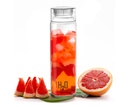 Garrafa de água de vidro CEllo H2O para escritório e uso diário 920 ml, Transparente □ Durável e elegante, Freezable & Frigorífico seguro, boca larga à prova de vazamento Leadfree garrafa de água de vidro resistente para cozinha e viagem