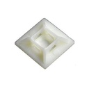 Rpi shop - Nylon Cable Zip Tie Mounts, Self-Adhesive Tie Mount for Wire Alightment Arrangement DIY Works (19mm X 19mm) Pack of 100 Pc