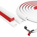 Serplex PVC cabo tampa 6.6FT Auto adesivo fio Hider em corte de parede