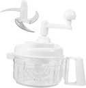 Alipis Vegetable Slicer Manual Food Processor Hand-powered Chopper Blender Meat Mincer Set for Boys and Girls Toddlers Easy to Use Random Color