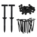 STHIRA 50Pcs Nylon T-T-Type Push Mount Cabos para painéis automotivos