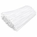 DM TAPES Gravatas de nylon Branco (300 mm x 4,8 mm,12 polegadas, pacote de 100)