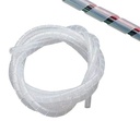 Protetor de cabo de 12mm X 25 Medidor de mangas em espiral Envoltório de cabo de manga Polietileno para máquinas robóticas Impressora branca e 3D Máquina CNC PC computador TV ou fios elétricos usado para áreas comerciais