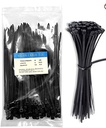 Fita de cabo Tejas (preto, 150 mm) 1000 Peças