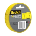 Scotch Expressions Masking Tape, .94 in x 20 yd, Ruler Pattern, 6 Rolls
