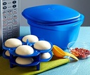 Tupperware multi-cook plástico ferramenta de cozimento multiuso (azul)