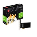 MSI GeForce GT 710 2GD3H 4HDMI Graphic Card - NVIDIA GeForce GT 710 GPU, 2GB DDR3 64-bit Memory, PCI Express Gen 2.0 x1 Interface, até 954 MHz