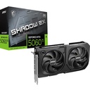 MSI GeForce RTX 5060 Ti 16G Shadow 2X OC Plus Graphic Card - NVIDIA GeForce RTX 5060 Ti GPU, 16GB GDDR7 128 bits de memória, 28 Gbps, interface PCI Express Gen 5 x16, até 2602 MHz, ventilador STORMFORCE