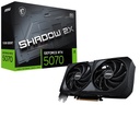 MSI GeForce RTX 5070 12G Shadow 2X OC Graphic Card - NVIDIA GeForce RTX 5070 GPU, 12GB GDDR7 192 bits Memória, 28 Gbps, interface PCI Express Gen 5, até 2542 MHz, ventilador TORX 5.0