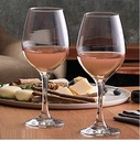 Estilo cristal claro 310 ml Vinho vermelho e copos de vinho branco perfeito para festas, presentes, aquecimento da casa, Casamentos, Conjunto de aniversário de 2