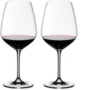 Vidro de vinho vermelho ou branco 2 Pcs, Vidros de vinho de cristal, 360 ml, Vidros de partido de cristal - (Configuração de 2)
