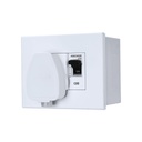 Âncora por Panasonic 20 Amp Caixa AC modular com gabinete MCB único pólo e Plug Top ISI de 3 pin pesados (Branco, 98488)