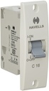 Havels DHMNCSPA016 PVC Plastic 16A SP C Mini MCB (Branco)