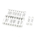 uxcell 20 Pcs 500V 16A 10x38mm Cylindrical Ceramic Tube Fuses Link R015 RT14 RT18 RT19