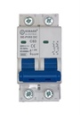 Disjuntor de miniatura Aspa Solar DC MCB 63A 2P 800V SIBASS