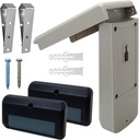 891LM Garage Door Keypad & 2pcs Opener Remote Fit for Craftsman Red/Orange Learn 139.53982, 139.53985, 139.5399, 139.53991, 139.53992, 139.53995