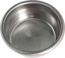 54mm Coffee Stainless Filter Basket, Two Cup-Single Wall, Non-pressure Filter Accessories Compatible with Breville 54mm Portafilter, Fit Breville Barista Express/Pro/Touch, Infuser, Duo-Temp Pro