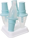 VICASKY DIY Popsicle Molds Ice Lolly Maker Reusable PP Ice Cream Mold for Homemade Treats and Store Fun Family Activity Mint Green for Home and Office