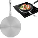 Stainless Steel Induction Cooktop Plate Adapter - Heat Conduction Diffuser for Electric Gas Stove & Glass Top with Heat-Proof Handle