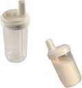 500 ML Water Bottles, Kawaii Water Straw Bottles Plastic Transparent Water Cup with Lid Portable Large Capacity Juice Boba Milk Tea Drinkware Cup