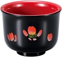 Nakatani Brothers Shokai Yamanaka Lacquerware Guinomi, Four Seasons, Kome, Spring 37-4803
