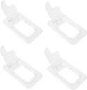 GLEAVI 4pcs Leak Food Pan Lid Condiment Storage Container for Jams and Sauces and Versatile Kitchen for Restaurants and Homes