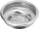 58 MM Coffee Filter Basket, 1 Cup Universal Stainless Steel Perforated Bowl for Semi Automatic Coffee Machines at Home, Milk Tea Shops, Bars and Coffee Shops