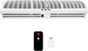 Wostore 48 Inch Air Curtain Super Power 2 Speeds Adjustable Remote control Commercial Indoor Household with Magnetic Door Switch,CE Certified,Lightweight,Easy Installation,110V/120V