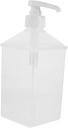 Food Storage Bottle 1100ml Plastic Syrup Squeeze Bottle Pump Dispenser