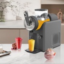Home Slushie Machine | Ice Drink Maker for Summer Parties | No Ice Needed | Margarita & Ice Cream Machine with 6 Preset Modes for Margaritas, Frappés & Slushies - Grey