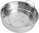 Kitchen Steamer Rack Food Steamer Basket Stainless Steel Handles for Dim Sum Buns