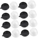 50pcs Transparent Plastic Yolk Crisp Box Round Cake Packaging Container Food-grade Material for Desserts Weddings and Parties