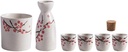 Sake Set of Cup, Wine Glass Set,Ceramic Cups, Crafts Wine Glasses,Japanese Style Traditional Retro Porcelain Crafts