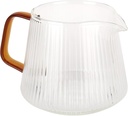 Restokki High Borosilicate Transparent Thickened Tea Cup with Handle, Coffee Cup Clear Mug Class (500ml)