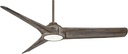 MINKA-AIRE F747L-HBZ/AW Timber 68 Inch Ceiling Fan with Integrated LED Light and DC Motor in Heirloom Bronze Finish and Aged Boardwalk Blades