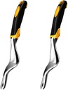 SagaSave 12in Weed Puller Weeder Hand Metal Tool Durable Garden Weeding Tool for Gardening Weed Digger Dandelion Garden Lover Gift(2 Pack)