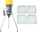 Electric Corn Mill Grinder, 25L/6.6Gal Dry Grain Mill Grinder with 5 Sieves, Detachable Bucket, 1000W Dust-free Flour Mills, Wheat Mill Grinder for Home and Farm Feed Grinding, Molino De Maiz